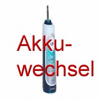 Akkuwechsel fr Oral B bzw. Braun - Sonic Complete Typ 4717