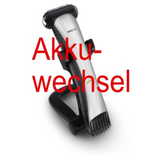 Akkuwechsel für Philips Bodygroom Series 5000 TT2029, 2030, 2036 & 2040