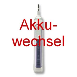 Akkuwechsel für Oral B bzw. Braun Genius - Typ 3765, 3771 & 3794