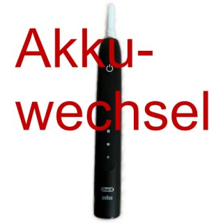 Akkuwechsel für Oral B bzw. Braun - Pulsonic Slim Clean 2000 Typ 3748
